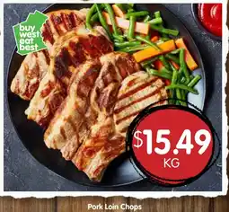 Spudshed Pork Loin Chops offer