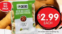 Spudshed McCain Beer Batter Onion Rings offer