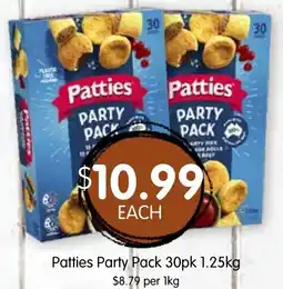 Spudshed Patties Party Pack offer
