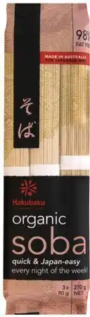 IGA Hakubaku Organic Soba offer