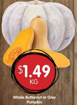 Spudshed Whole Butternut or Grey Pumpkin offer