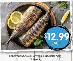 Spudshed Fisherman's Choice Norwegian Mackerel offer