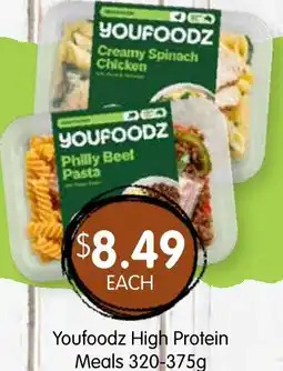 Spudshed Youfoodz High Protein Meals offer