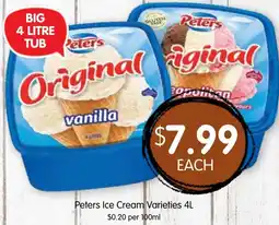 Spudshed Peters Ice Cream offer