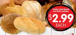 Spudshed Golden West Bread and Rolls offer