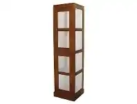 LivingStyles Carr Solid Mahogany Timber 2 Door Display Cabinet - Mahogany offer