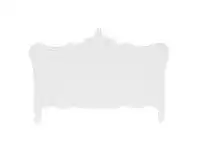 LivingStyles Fourchambault Hand Crafted Mahogany King Size Headboard, White offer