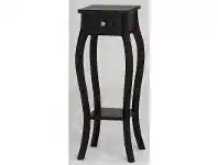 LivingStyles Queen Ann Solid Mahogany Timber Plant Stand - Chocolate offer