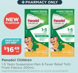 Your Local Pharmacy Panadol Children offer
