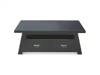 LivingStyles Showa Solid Mahogany Timber 4 Drawer 120cm Coffee Table - Chocolate offer