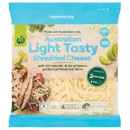 Woolworths Woolworths Light Tasty Shredded Cheese – From the Fridge offer