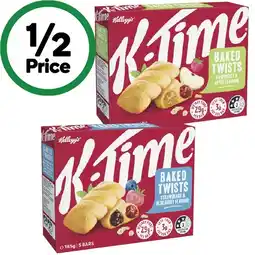 Woolworths Kellogg’s K-Time Baked Twists offer