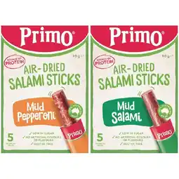 Woolworths Primo Salami Sticks offer