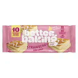 Woolworths Better Baking Co. Chocolate, Strawberry or Vanilla Mini Cakes Pk 10 offer