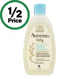 Woolworths Aveeno Baby Daily Moisture Light Scent Sensitive Wash & Shampoo offer