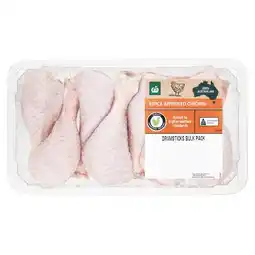 Woolworths Australian Fresh RSPCA Approved Chicken Drumsticks Bulk Pack offer