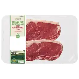 Woolworths Macro Australian Grass Fed Beef Porterhouse Steaks offer