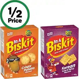 Woolworths In A Biskit Crackers offer