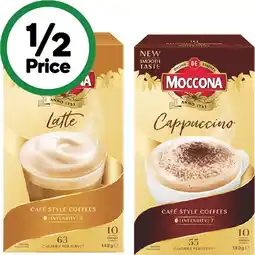 Woolworths Moccona Coffee Sachets-10 offer