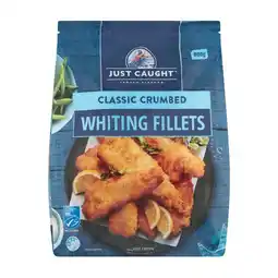 Woolworths Just Caught Crumbed or Battered Fish Varieties 500-800g offer