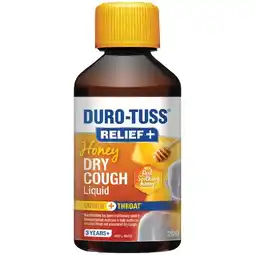 Woolworths Duro-Tuss Relief+ Dry Cough Honey offer