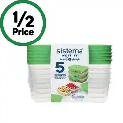 Woolworths Sistema Nest It Container offer