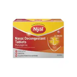 Woolworths Nyal Nasal Decongestant Tablets~ – Limit of 2 per Customer offer