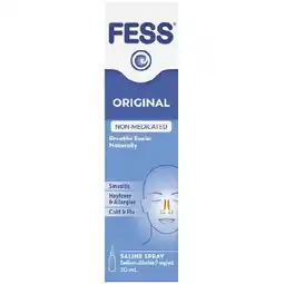 Woolworths Fess Original Saline Nasal Spray offer