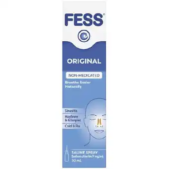 Woolworths Fess Original Saline Nasal Spray offer