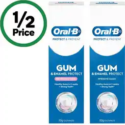 Woolworths Oral-B Gum Care & Sensitive Repair Toothpaste offer
