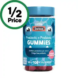 Woolworths Little Swisse Prebiotic + Probiotic Gummies offer