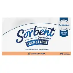 Woolworths Sorbent Dermacare Thick & Large Facial Tissues offer