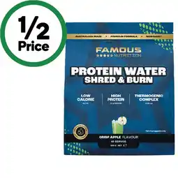 Woolworths Famous Nutrition Protein Water offer