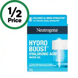 Woolworths Neutrogena Hydro Boost Hyaluronic Acid Water Gel Face Moisturiser offer