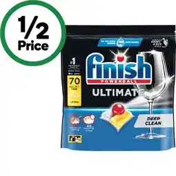 Woolworths Finish Ultimate Dishwasher Tablets offer