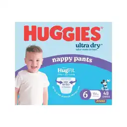 Woolworths Huggies Ultra Dry Nappy Pants-62 offer