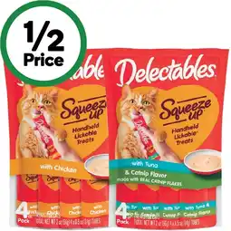 Woolworths Delectables Squeeze Up Cat Treats offer