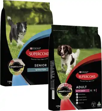 Coles Supercoat Dry Dog Food-2.8kg offer