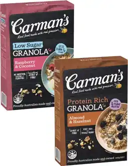 Coles Carman's Granola-450g offer