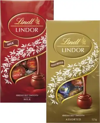 Coles Lindt Lindor Bag-125g offer