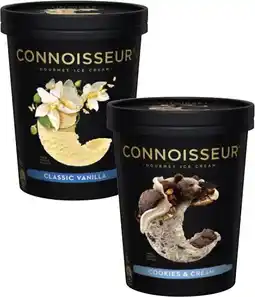 Coles Connoisseur Ice Cream Tub offer