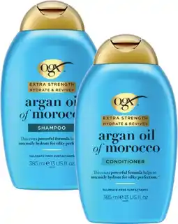 Coles Ogx Extra Strength Shampoo or Conditioner 385mL offer