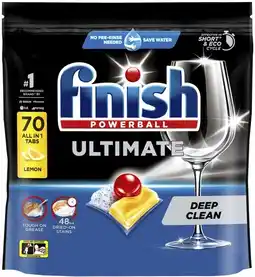 Coles Finish Ultimate Dishwashing Tablets offer