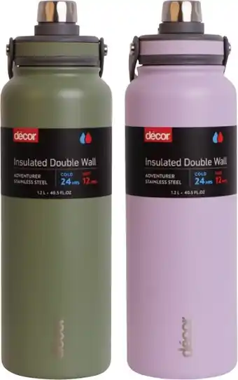 Coles Décor Adventurer Stainless Steel Bottle offer