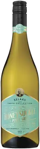 Coles Selaks Taste Collection Honeysuckle Pinot Gris offer