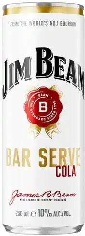 Coles NEW Jim Beam Bar Serve 10% Cans offer