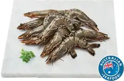 Coles Coles Australian Thawed Raw Extra Large Black Tiger Prawns offer