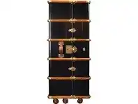 Stateroom Timber Armoire Trunk, Black