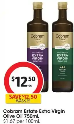 Coles Cobram Estate Extra Virgin Olive Oil offer