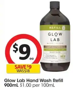 Coles Glow Lab Hand Wash Refill offer